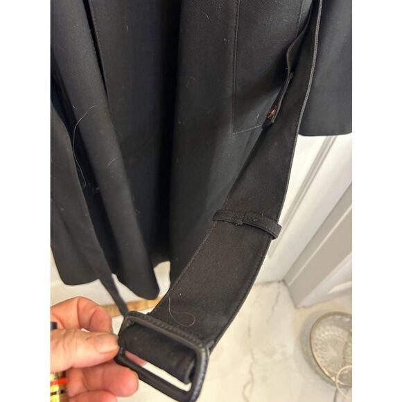 Trench coat unisex 100%wool made in Portugal xxl women’s or mens Large - Picture 3 of 13